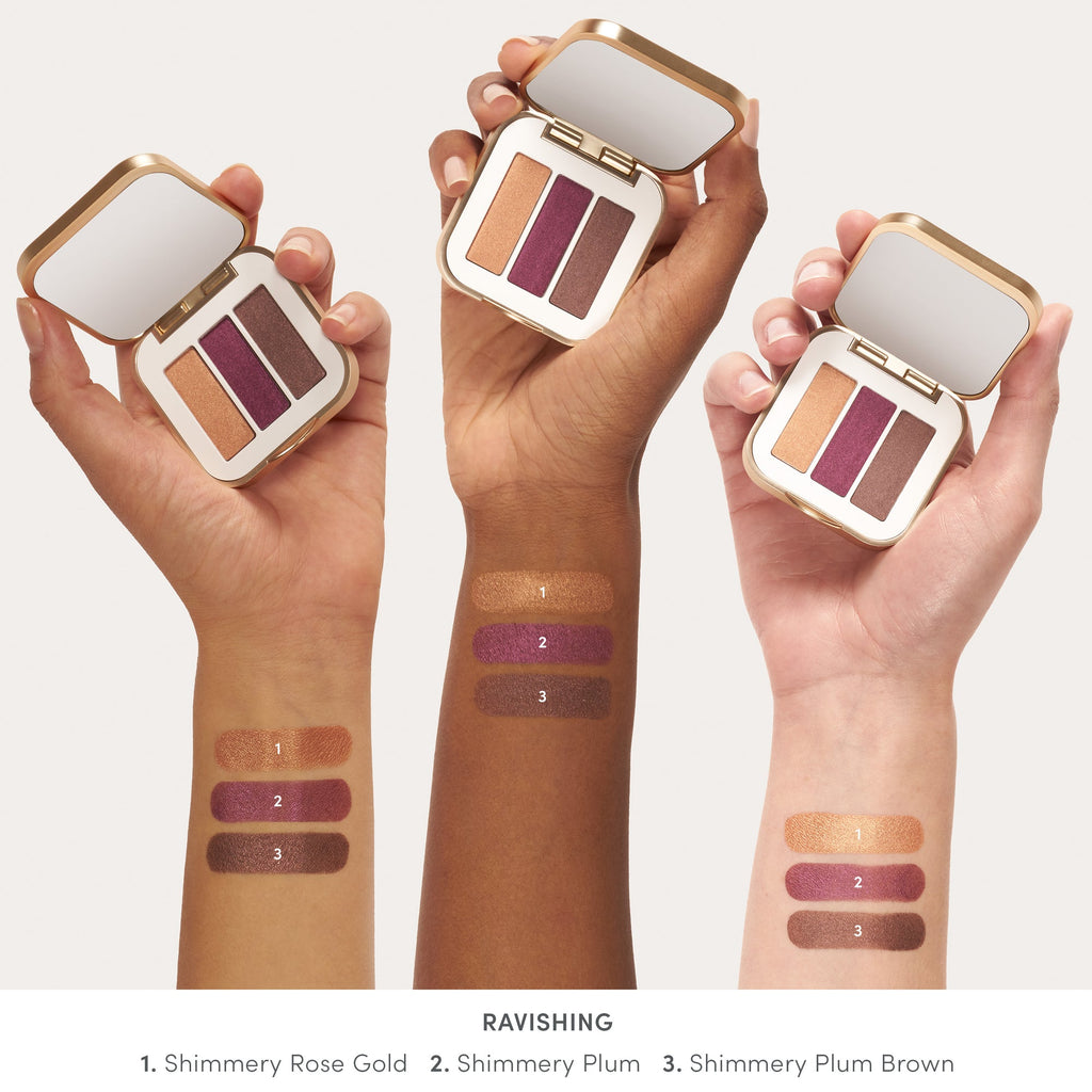 670959115324 - Jane Iredale PurePressed Eye Shadow Triple - Ravishing