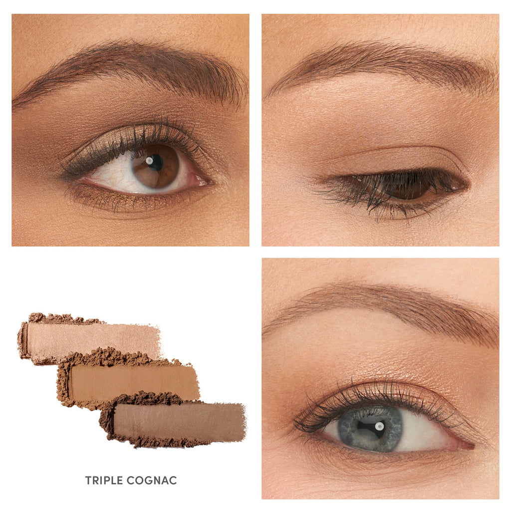 670959115270 - Jane Iredale PurePressed Eye Shadow Triple - Triple Cognac