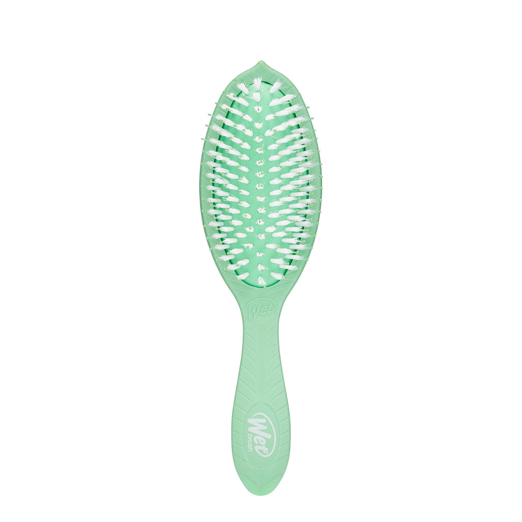 736658588286 - Wet Brush Go Green Treatment & Shine Hairbrush - Tea Tree Oil Infused / Green