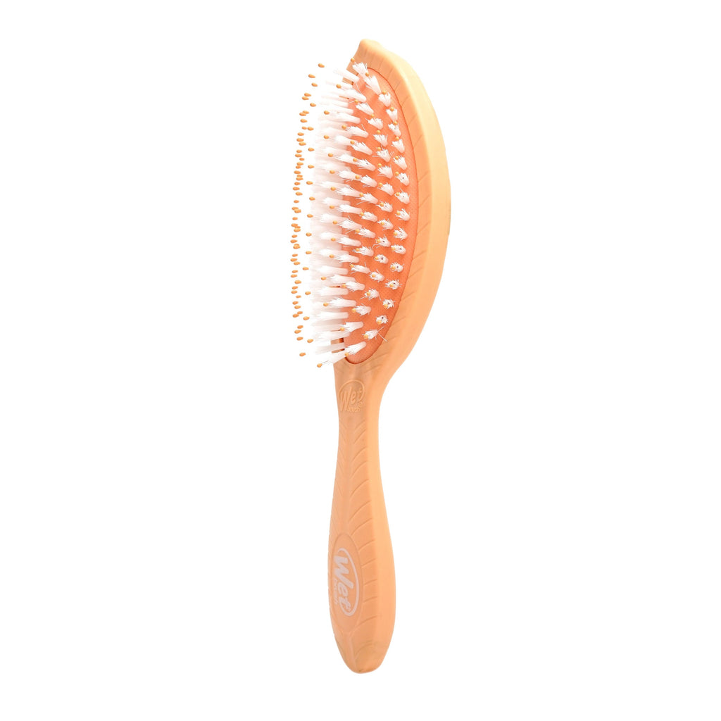 736658588255 - Wet Brush Go Green Treatment & Shine Hairbrush - Coconut Oil Infused / Orange