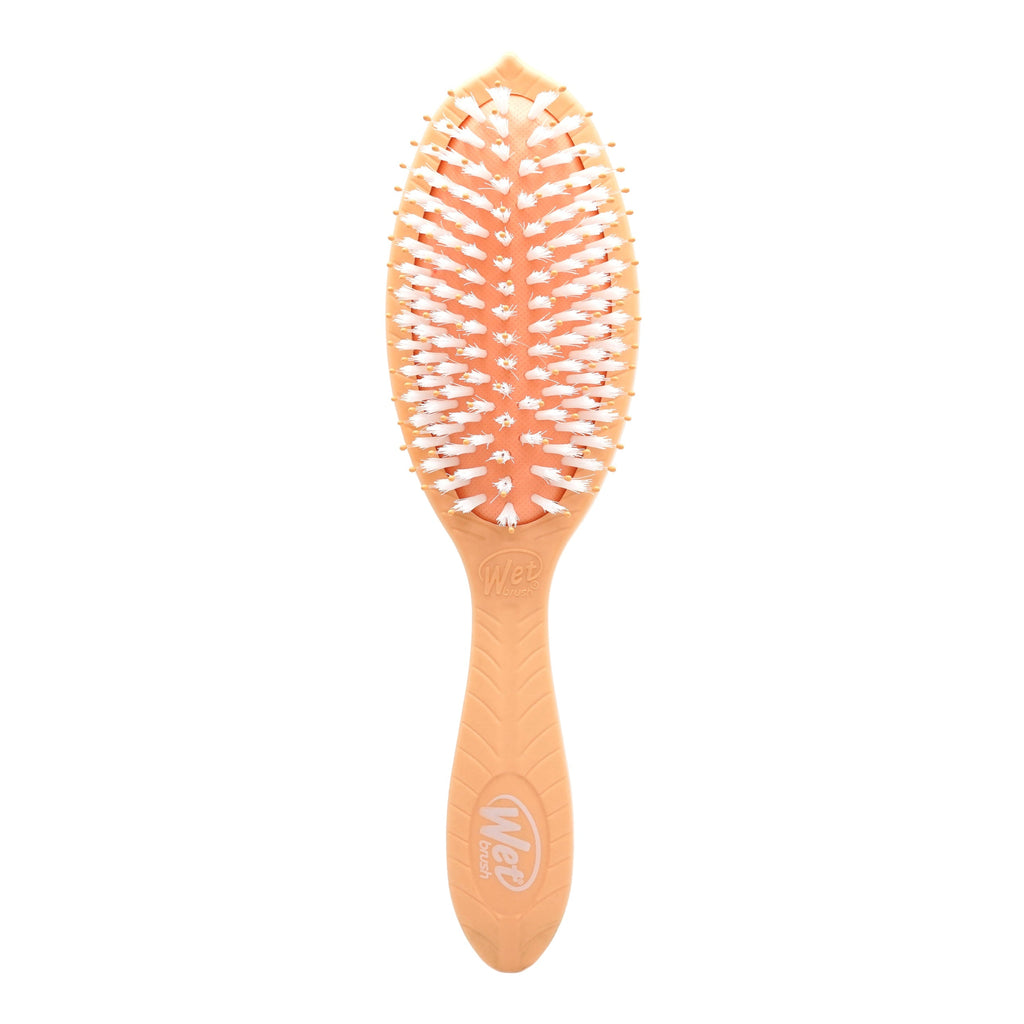 736658588255 - Wet Brush Go Green Treatment & Shine Hairbrush - Coconut Oil Infused / Orange