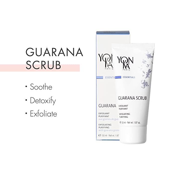 Yon-Ka Guarana Scrub 50 ml / 1.87 oz | Gently Exfoliating, Purifying, Detoxifying Scrub - 832630004123
