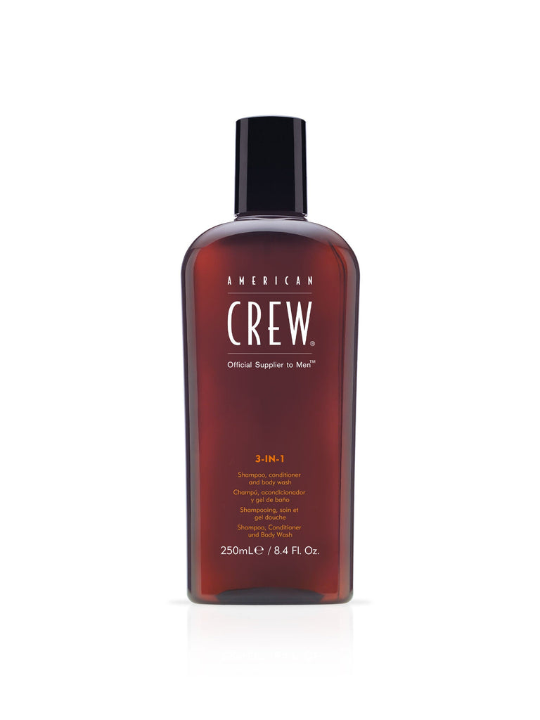 American Crew 3-in-1 8.4 oz | Shampoo, Conditioner & Body Wash - 669316058220