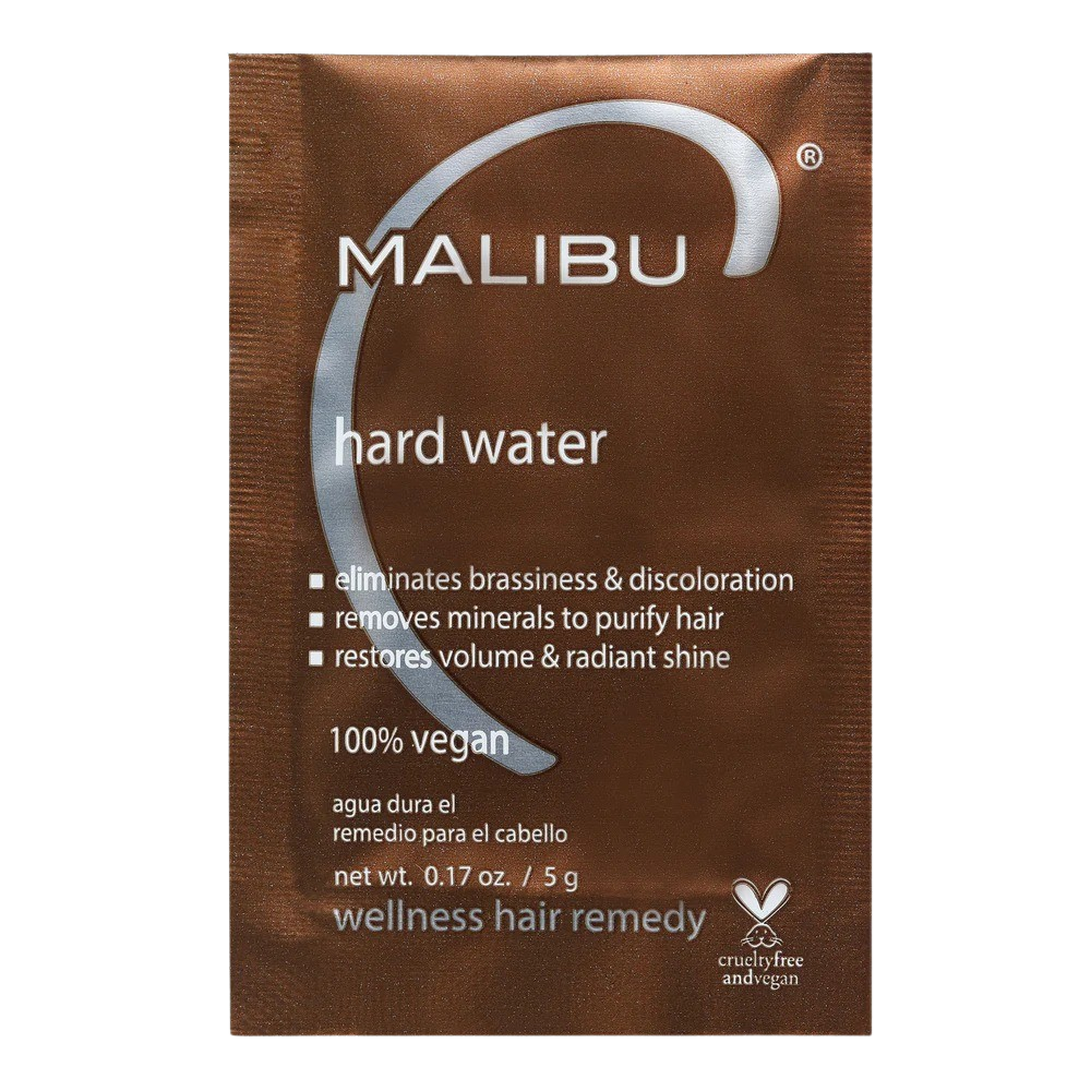 Malibu C HARD WATER Hair Discoloration Eliminator Packet 0.17 oz / 5 g