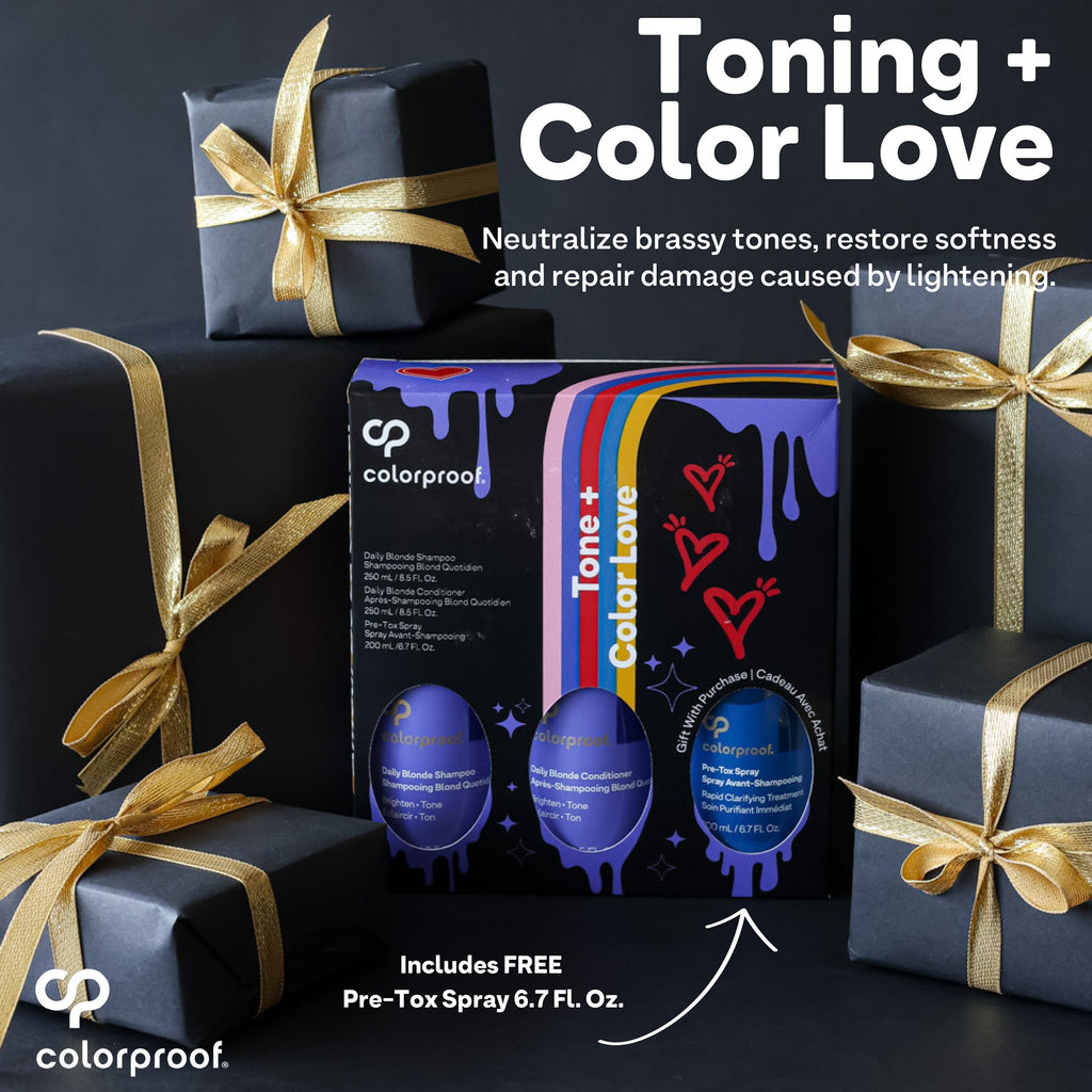 Colorproof Moisture + Color Love Kit | Moisture Shampoo & Conditioner + Pre-Tox Spray - 817808016054