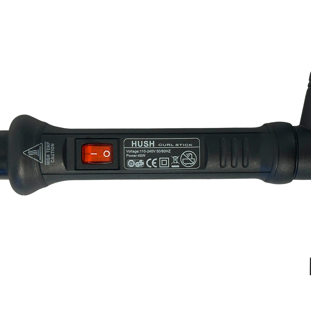 Hush Tourmaline Ceramic Curling Iron - 0.75" | Heat Glove Included