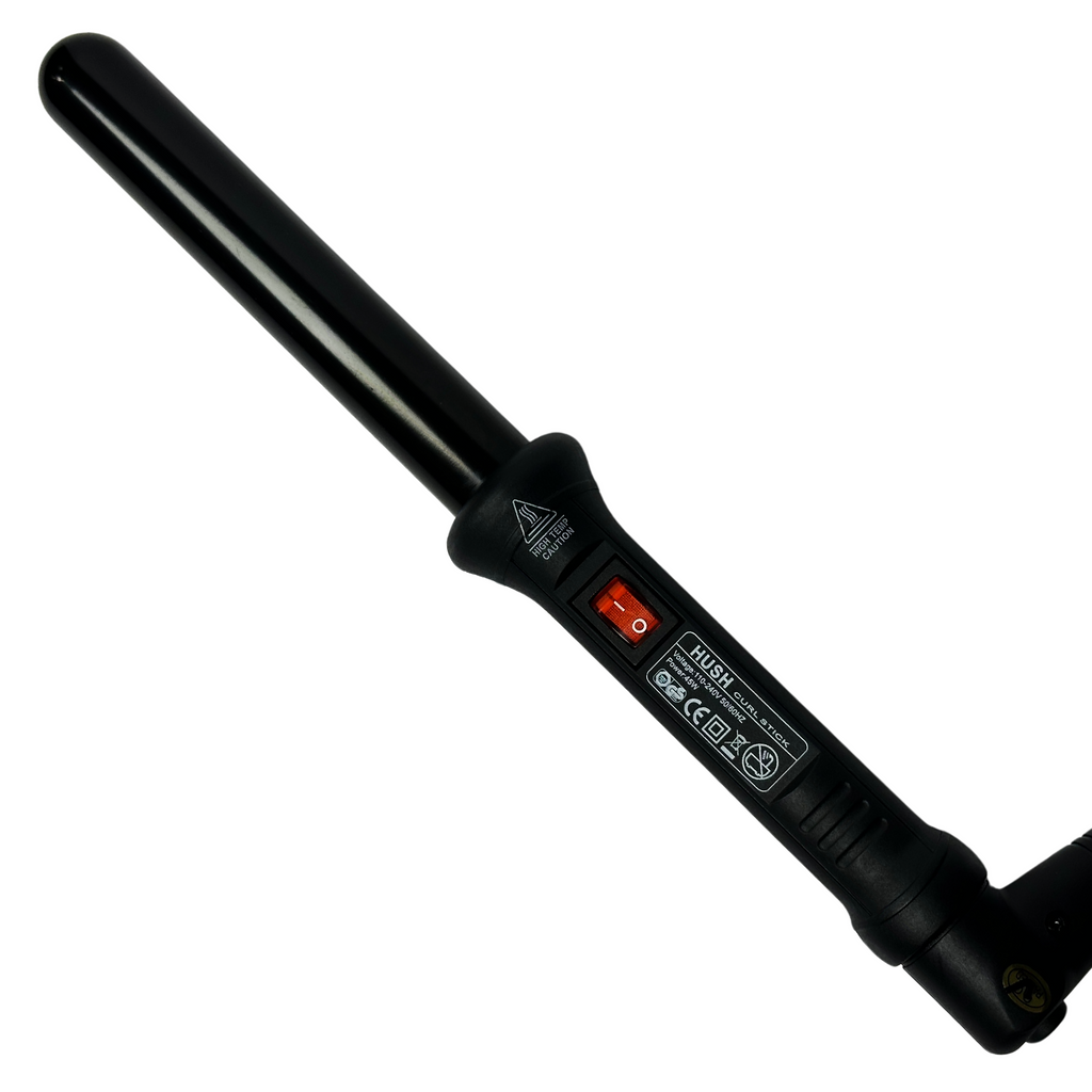 Hush Tourmaline Ceramic Curling Iron - 1" | Heat Glove Included