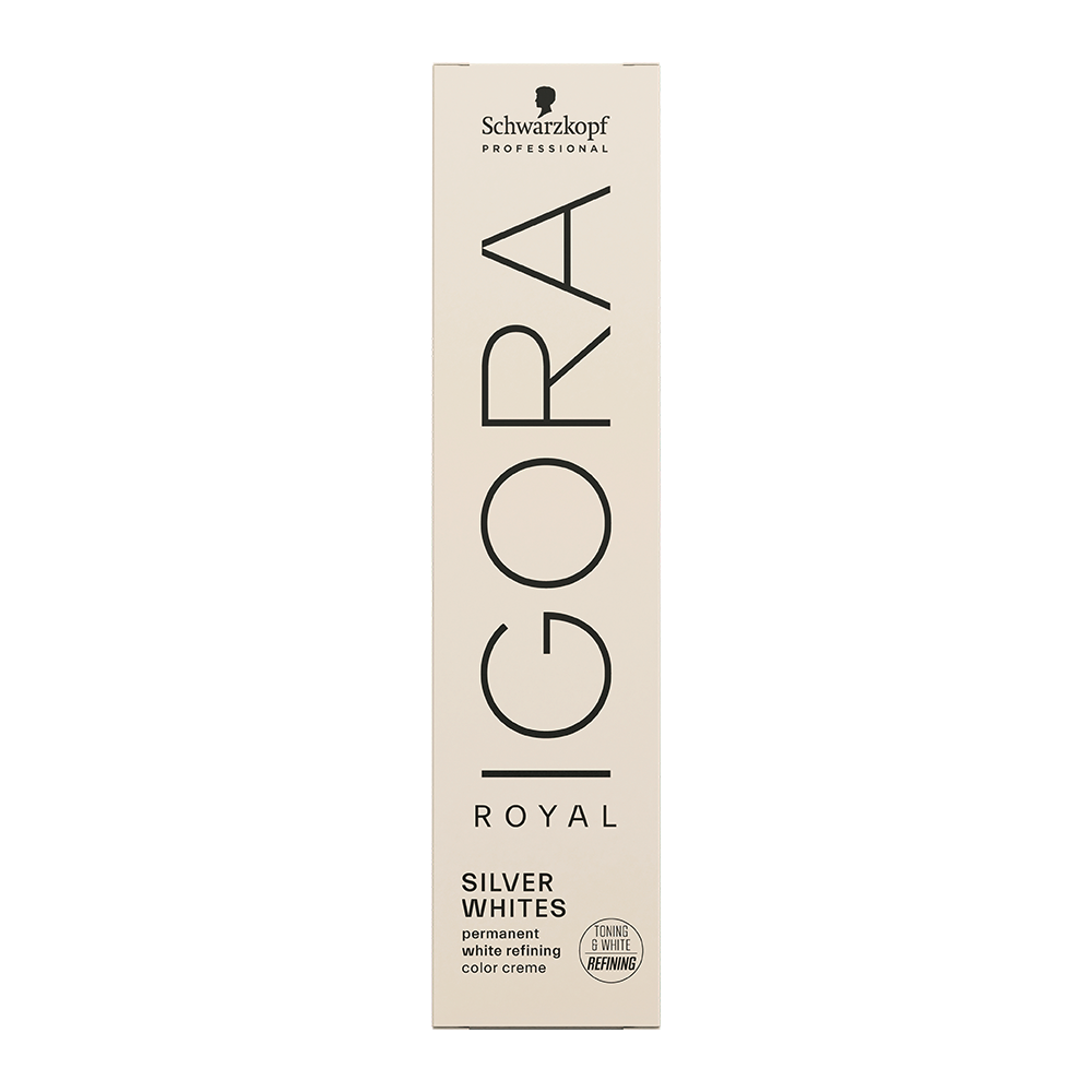 4045787337617 - Schwarzkopf IGORA ROYAL SILVER WHITES Permanent Color 2.1 oz / 60 g - Dove Grey (Medium)