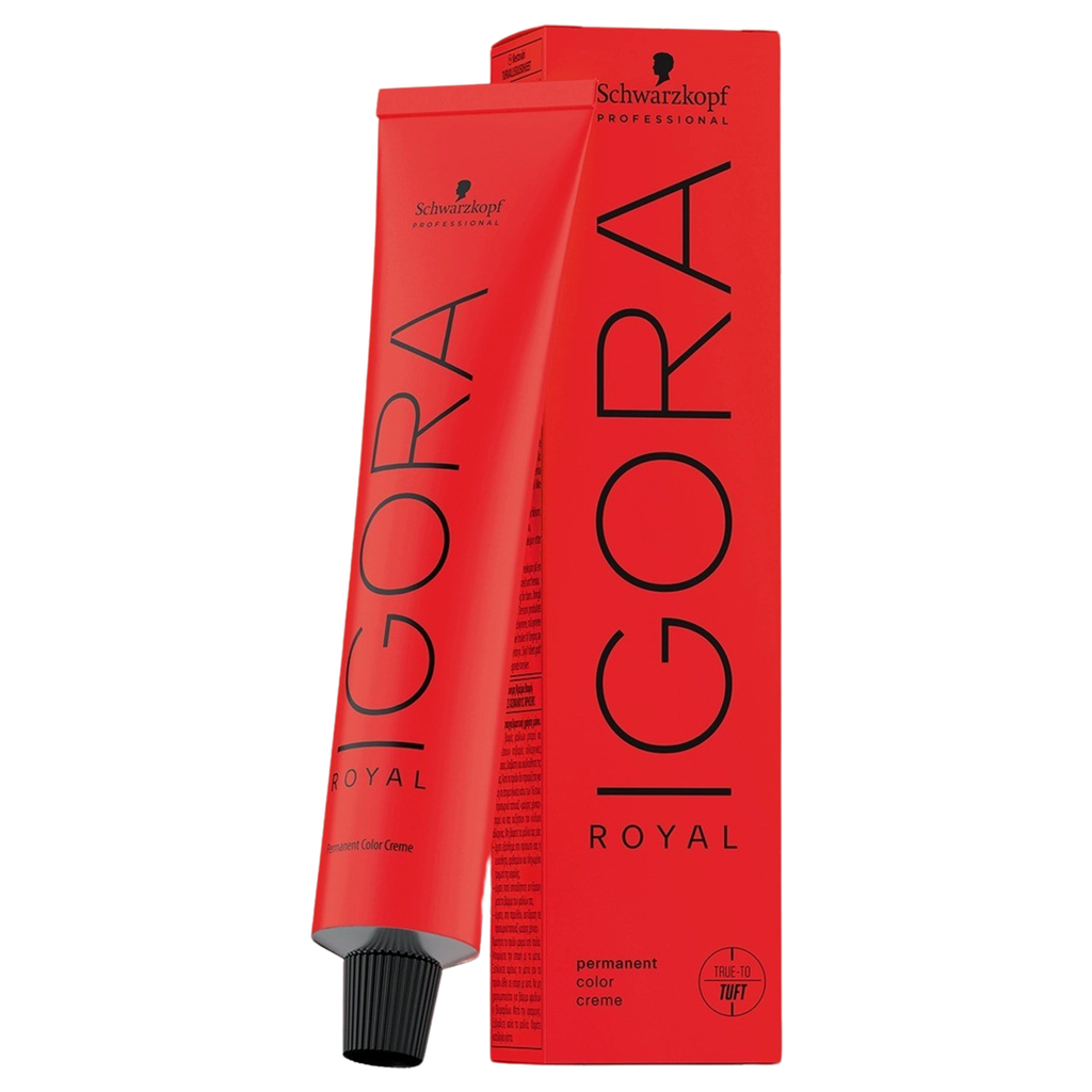 7702045538595 - Schwarzkopf IGORA ROYAL Permanent Color Creme 2.1 oz / 60 g - 7-65 Medium Blonde Chocolate Gold