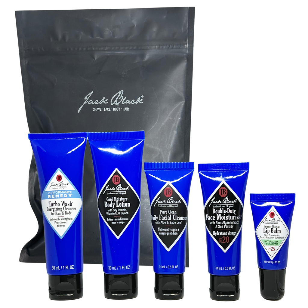682223095768 - Jack Black Gift Set - Shave, Face, Body & Hair | Set of 5