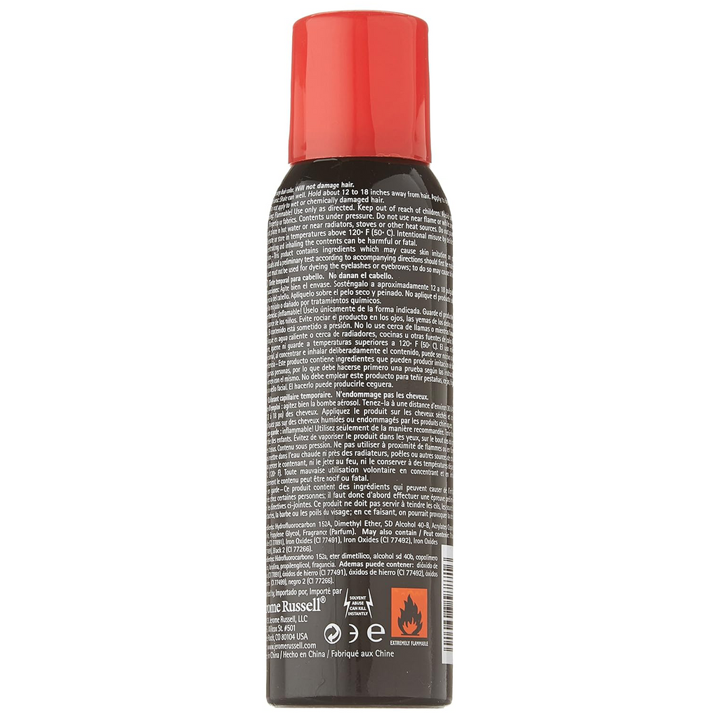 014608588716 - Jerome Russell Spray-On Hair Color Thickener 3.5 oz - Black