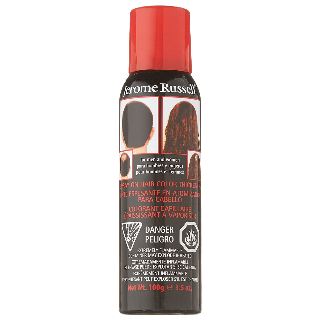 Jerome Russell Spray-On Hair Color Thickener 3.5 oz - Dark Brown