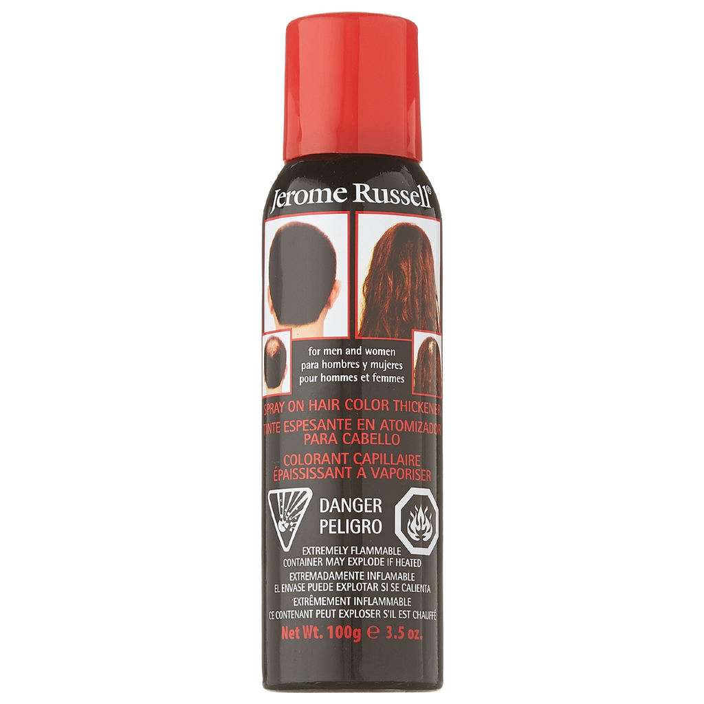 014608588716 - Jerome Russell Spray-On Hair Color Thickener 3.5 oz - Black