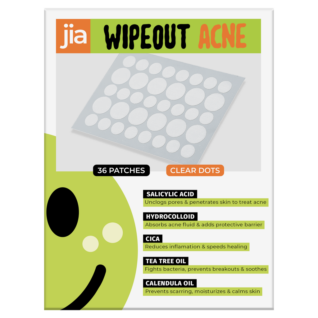 Jia Wipeout Acne Pimple Patches - 36 Clear Dots