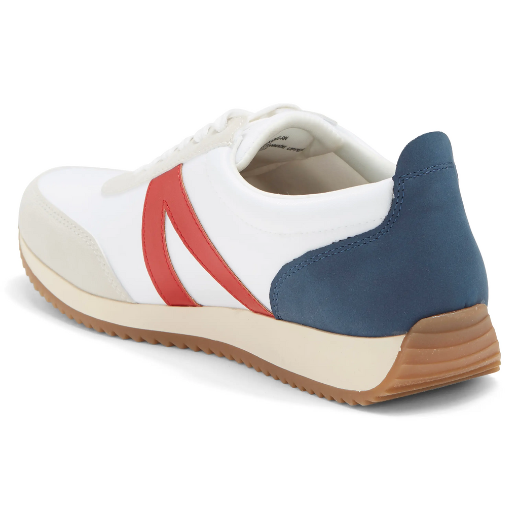 MIA Women's Kable Sneaker Shoe in Off White / Red / Blue