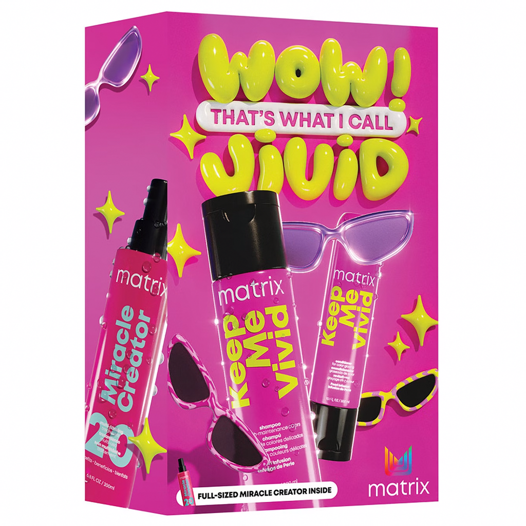 884486527295 - Matrix Wow! That's What I Call Vivid - Keep Me Vivid Holiday Gift Set | Shampoo, Conditioner & Miracle Creator