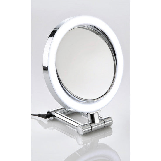 Brandon Vanity Mirror LED Lighted 10X Magnifying & Regular View - 048854008247
