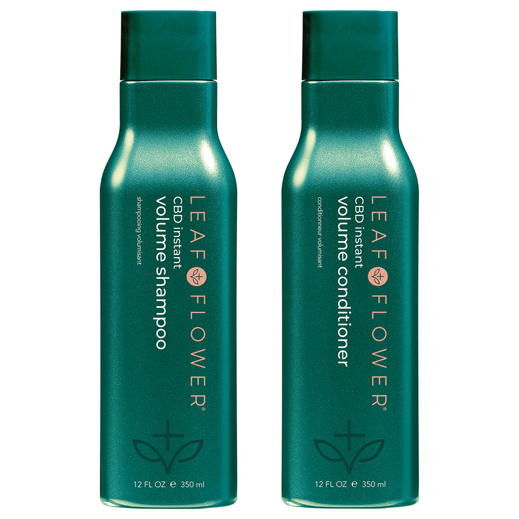 Leaf & Flower Instant Volume Shampoo & Conditioner Duo 12 oz / 350 ml