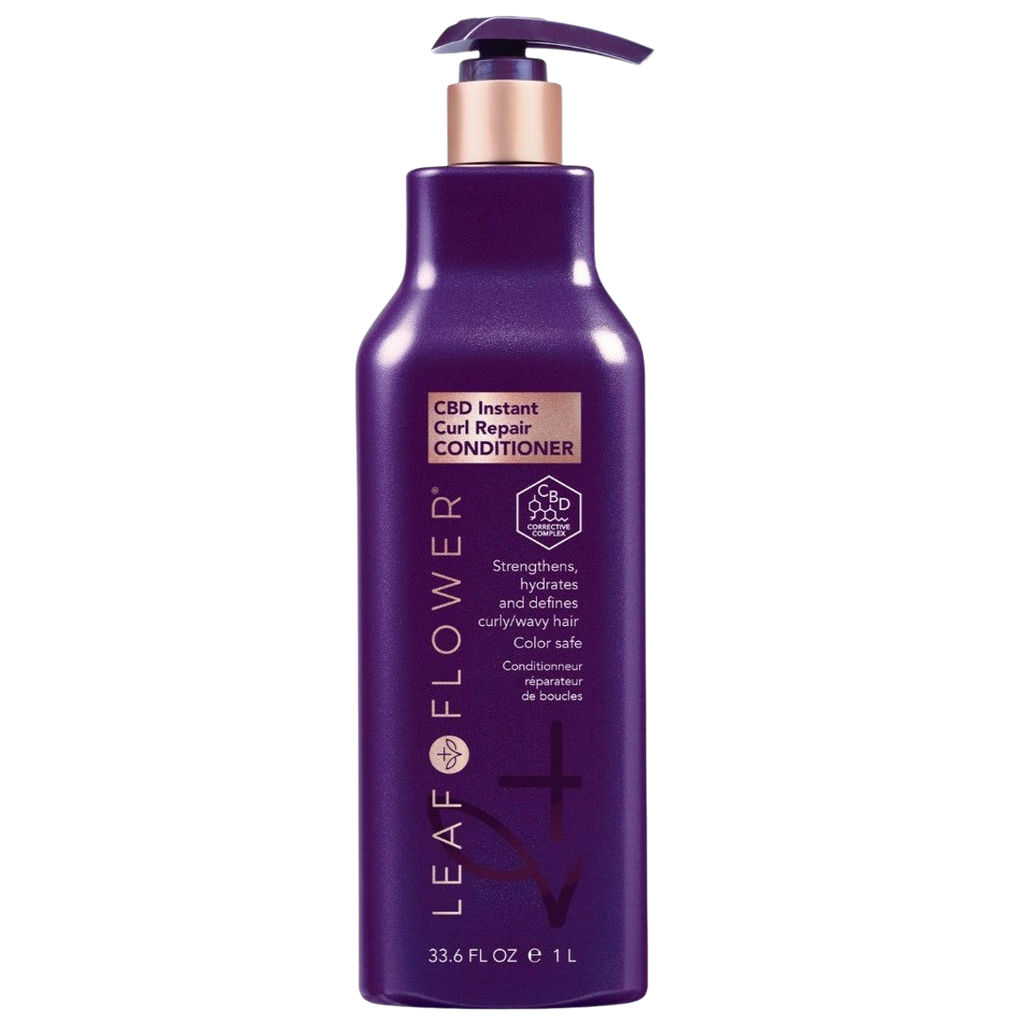 Leaf & Flower Instant Curl Refresh Shampoo & Repair Conditioner Duo Liter / 33.6 oz