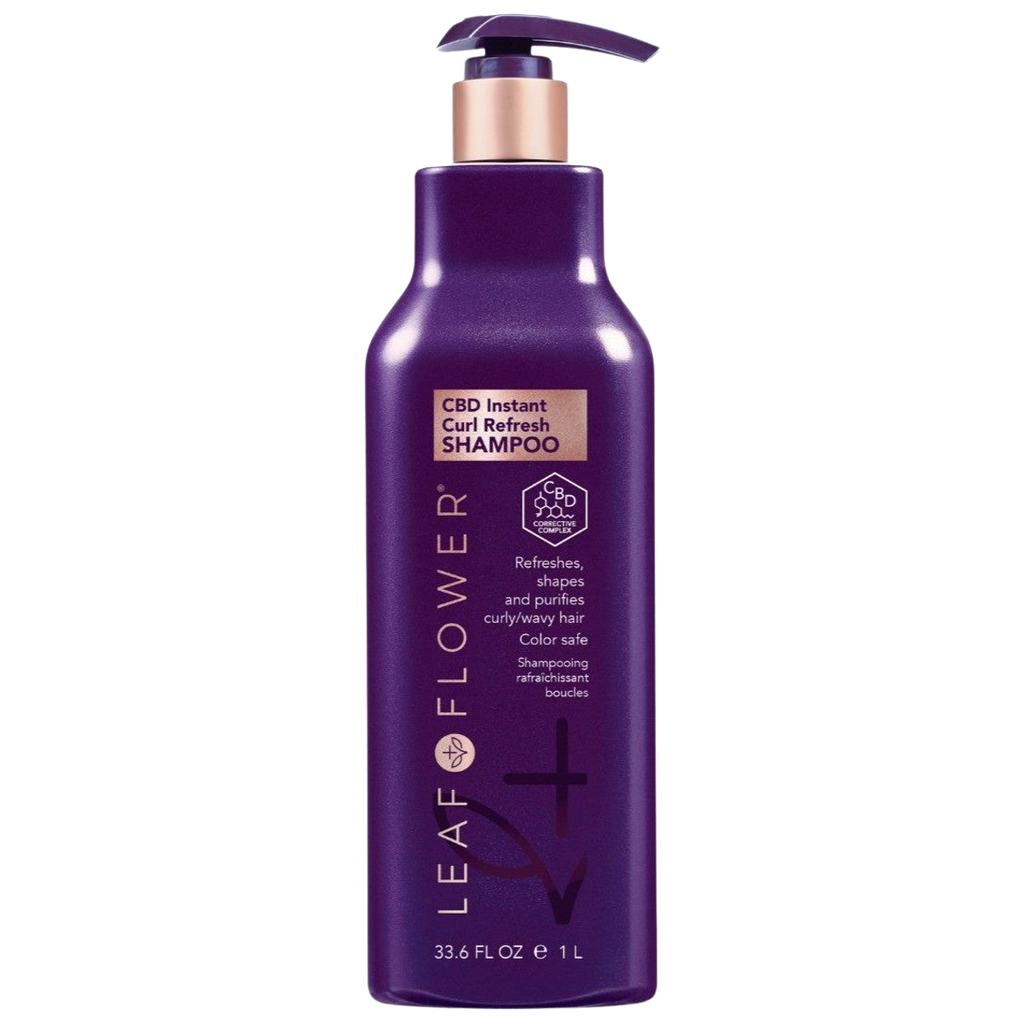 Leaf & Flower Instant Curl Refresh Shampoo & Repair Conditioner Duo Liter / 33.6 oz