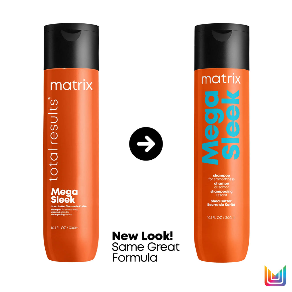 Matrix Mega Sleek Shampoo 10.1 oz / 300 ml | For Smoothness