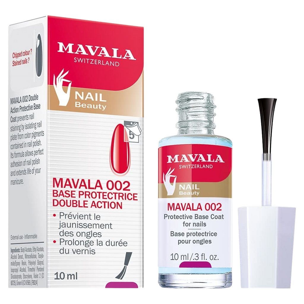 Mavala 002 DOUBLE ACTION Protective Base Coat 0.3 oz / 10 ml | Nail Beauty