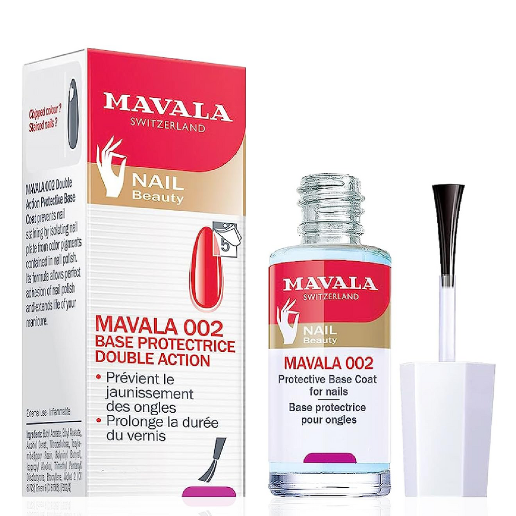 Mavala 002 DOUBLE ACTION Protective Base Coat 0.3 oz / 10 ml | Nail Beauty