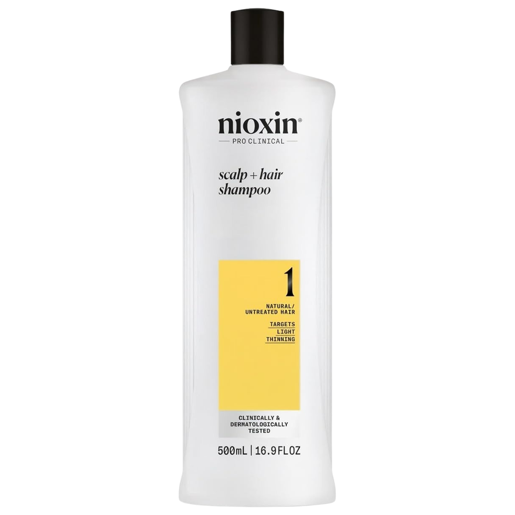 Nioxin System 1 Scalp + Hair Shampoo Liter / 33.8 oz | Natural / Untreated Hair