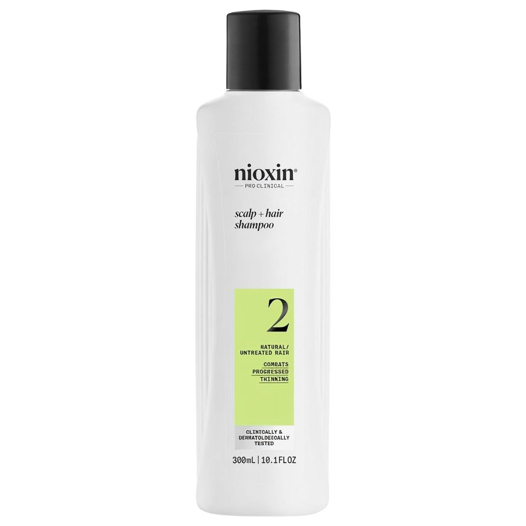 Nioxin System 2 Scalp + Hair Shampoo 10.1 oz / 300 ml | Natural / Untreated Hair
