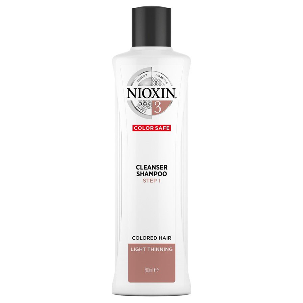 Nioxin System 3 Cleanser Shampoo 10.1 oz / 300 ml | Colored Hair / Light Thinning