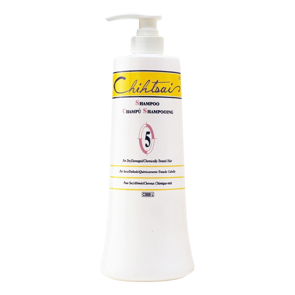 Chihtsai No. 5 Shampoo 34 oz / 1000 ml | For Dry, Damaged Or Chemically-Treated Hair - 652418200079