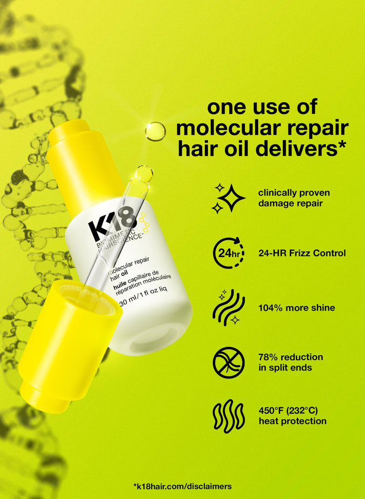 858511001500 - K18 Molecular Repair Hair Oil 30 ml / 1 oz