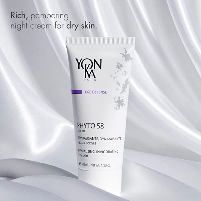 Yon-ka Phyto 58 PS 40 ml / 1.38 oz - Dry Skin | Revitalizing Night Cream - 832630003249