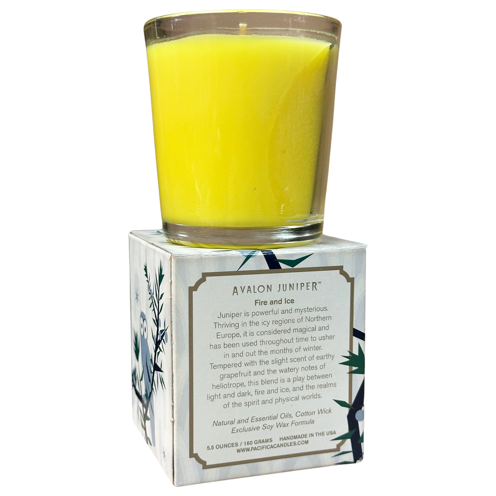 687735011558 - Pacifica Soy Candle 5.5 oz / 160 g - Avalon Juniper