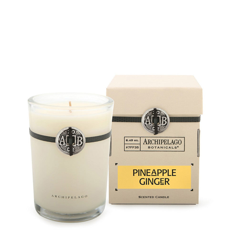 Archipelago Soy Wax Candle 165 g / 5.25 oz - Pineapple Ginger - 55167019951