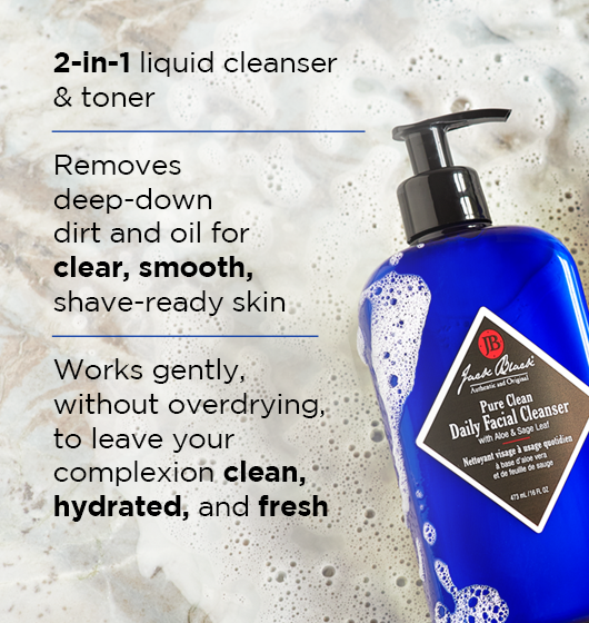 682223020142 - Jack Black Pure Clean Daily Facial Cleanser 3 oz / 88 ml