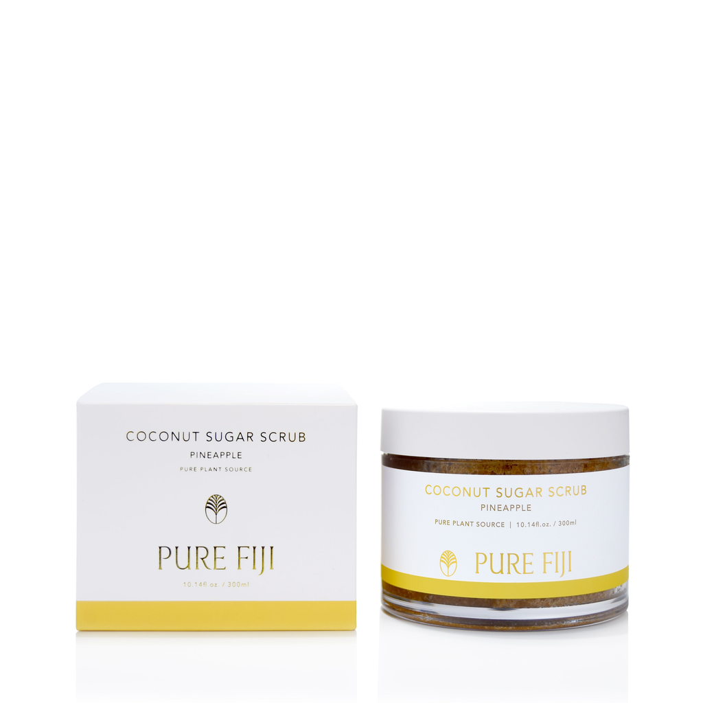 Pure Fiji Coconut Sugar Scrub 10.14 oz / 300 ml - Pineapple