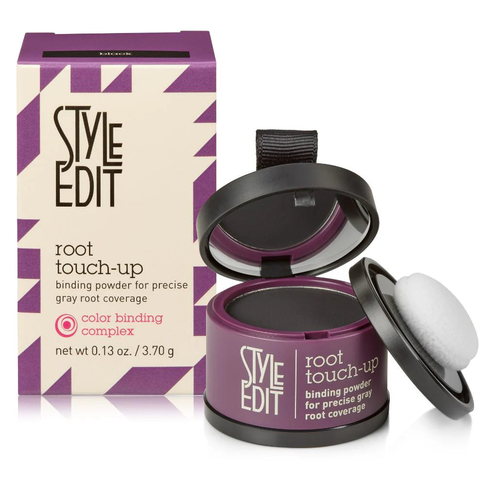Style Edit Root Touch-Up Binding Powder Hair Color 3.7 g - Black ...
