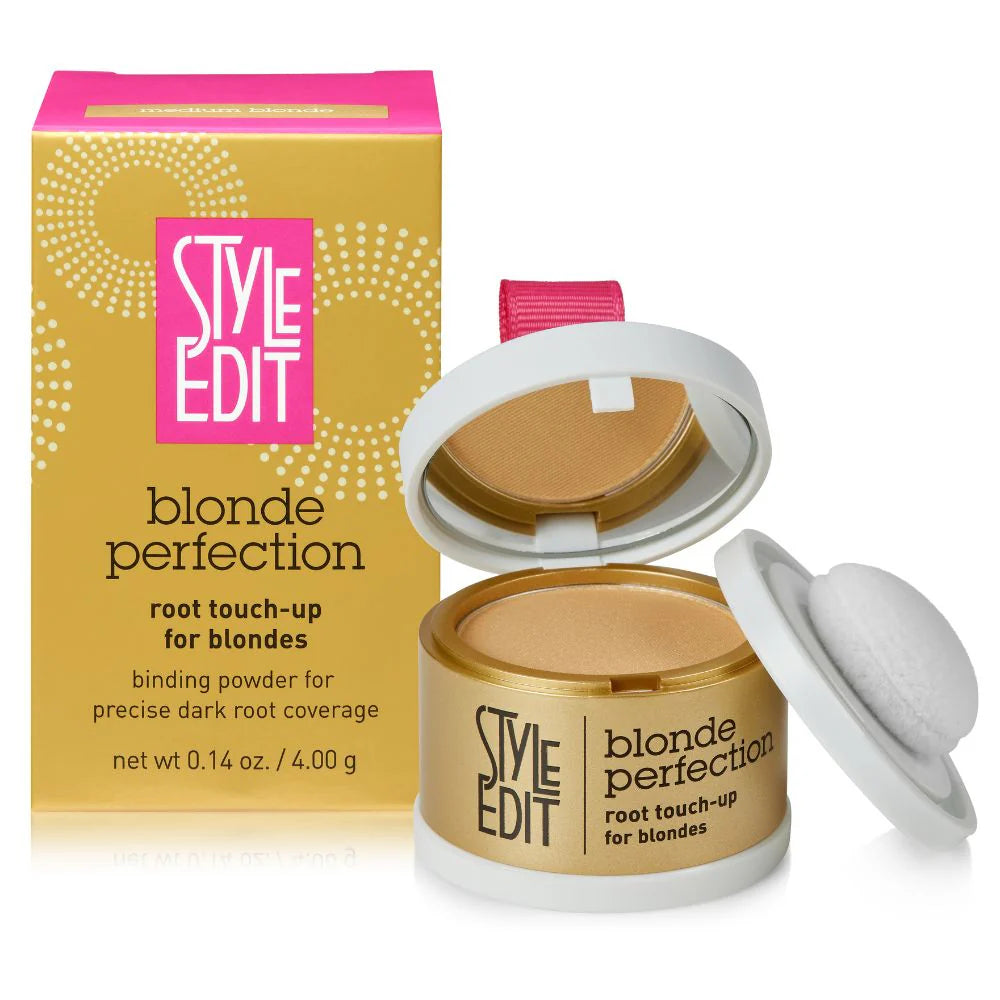 Style Edit Blonde Perfection Root Touch-Up Binding Powder Hair Color 4 g - Medium Blonde