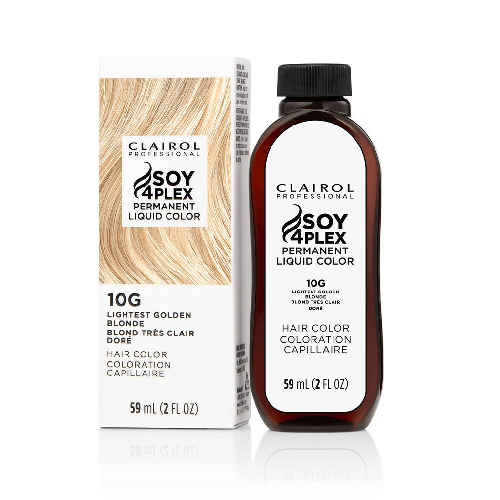 Clairol Professional Soy4Plex LiquiColor Permanent Hair Color - 10G | 12G (Lightest Golden Blonde)