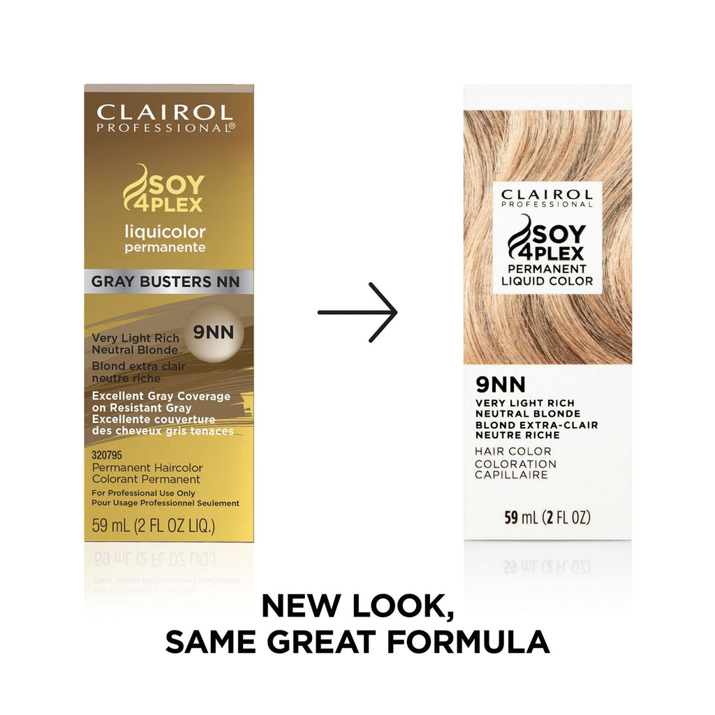 Clairol Professional Soy4Plex LiquiColor Permanent Hair Color - 9NN (Very Light Rich Natural Blonde)
