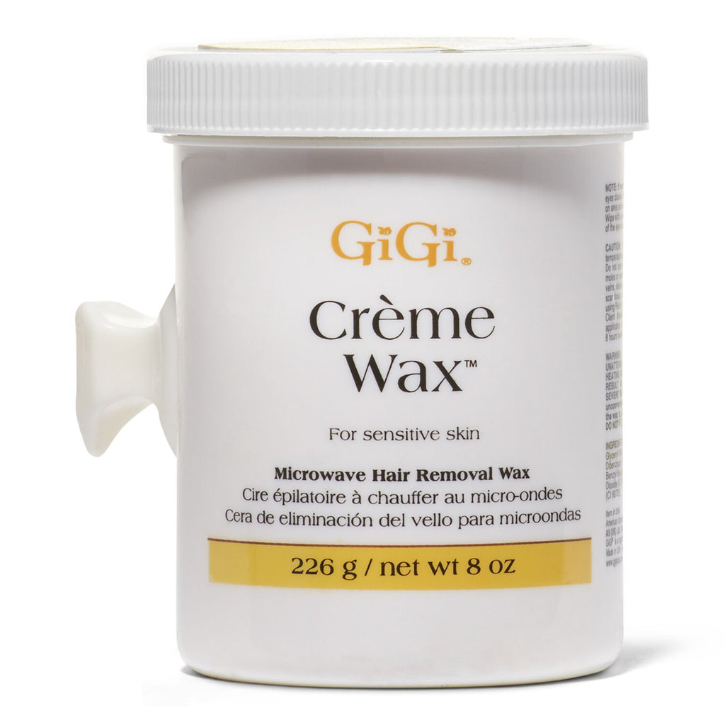 73930036005 - GiGi Microwave Hair Removal Wax 8 oz / 226 g - Creme Wax | For Sensitive Skin