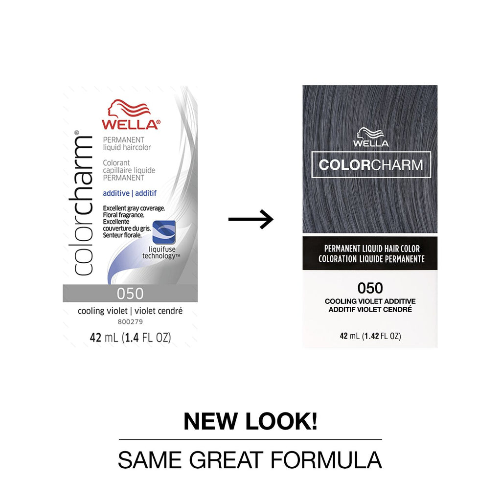 Wella ColorCharm Permanent Liquid Hair Color 42 ml / 1.4 oz - 050 Cooling Violet