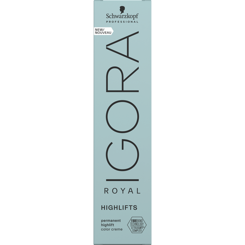 7702045593914 - Schwarzkopf IGORA ROYAL HIGHLIFTS Permanent Color 2.1 oz / 60 g - 10-1 Ultra Blonde Cendre