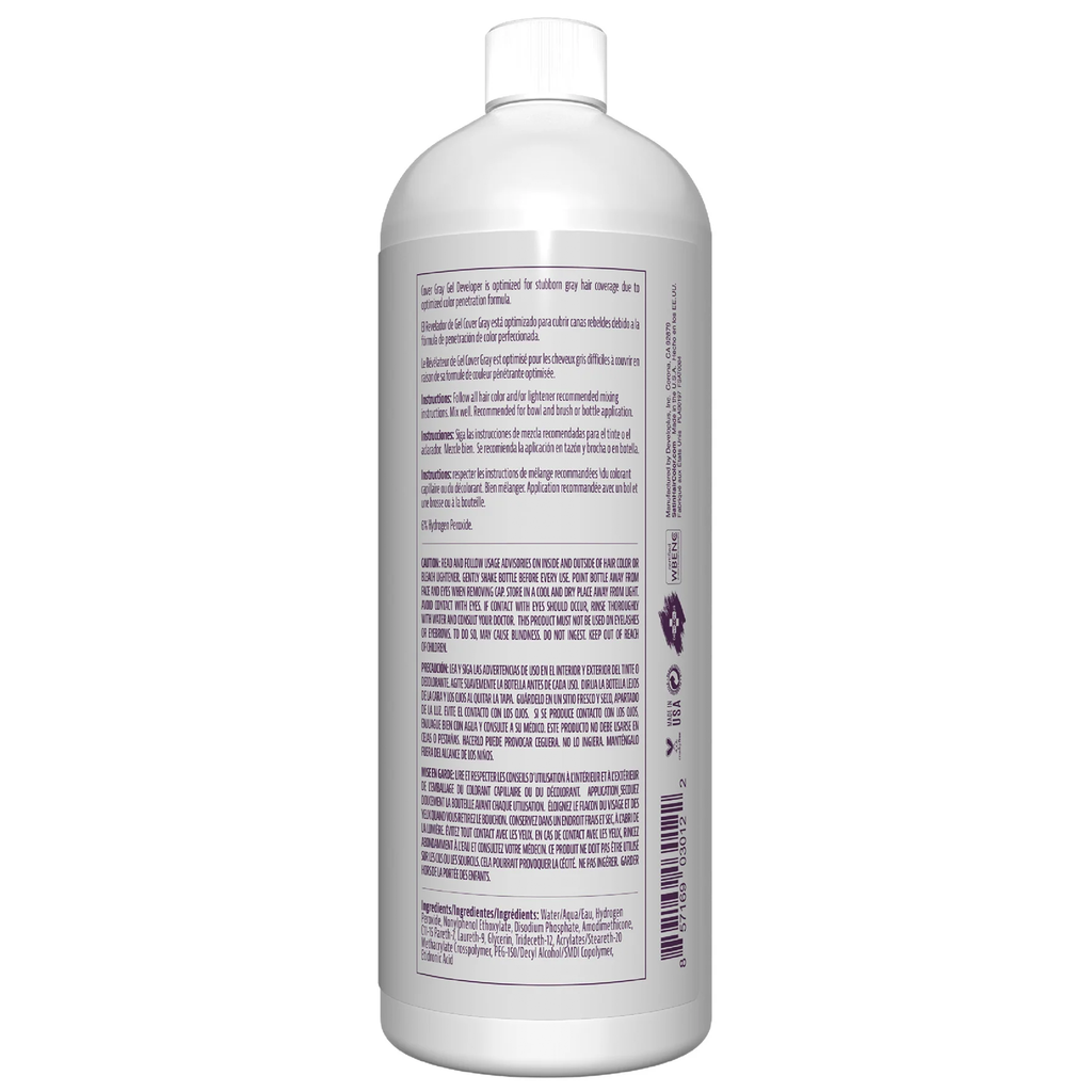 857169030122 - Satin Gel Developer 32 oz / 946 ml - CG Cover Gray