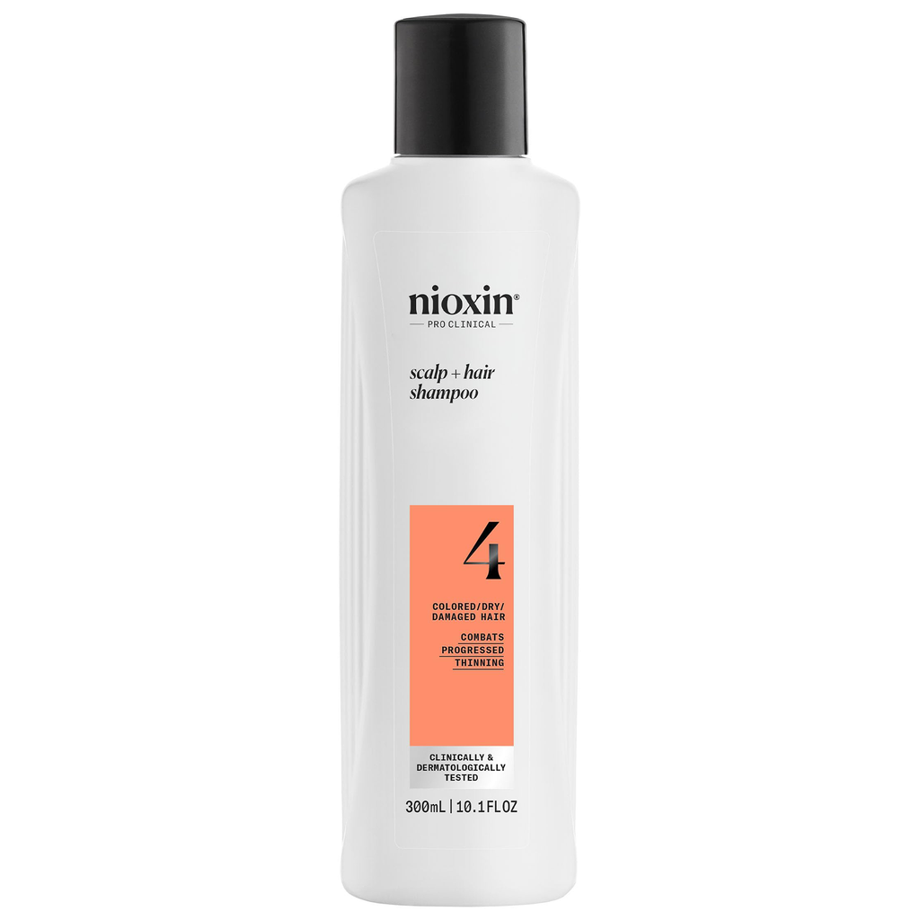 070018007469 - Nioxin System 4 Scalp + Hair Shampoo 10.1 oz / 300 ml | Colored / Dry / Damaged Hair