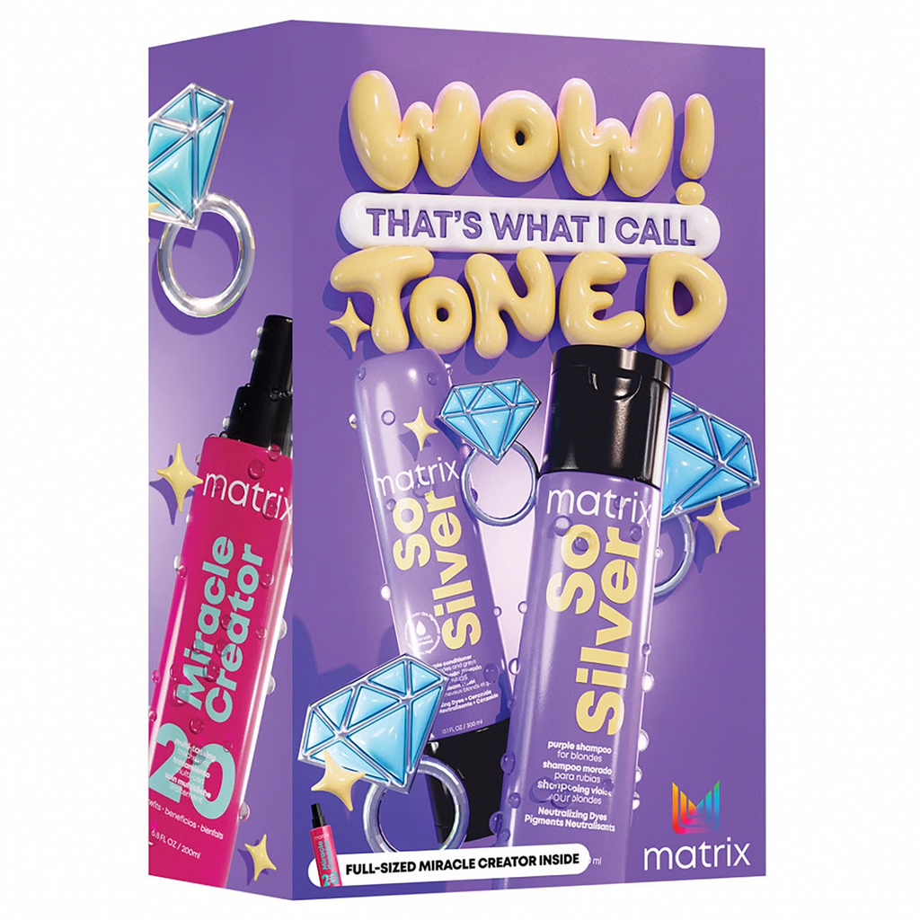 884486527288 - Matrix Wow! That's What I Call Toned - So Silver Holiday Gift Set | Shampoo, Conditioner & Miracle Creator