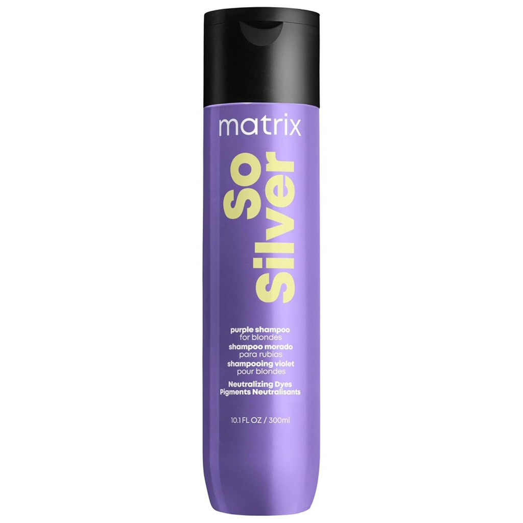 884486228055 - Matrix So Silver Purple Shampoo 10.1 oz / 300 ml | For Blonde & Silver Hair