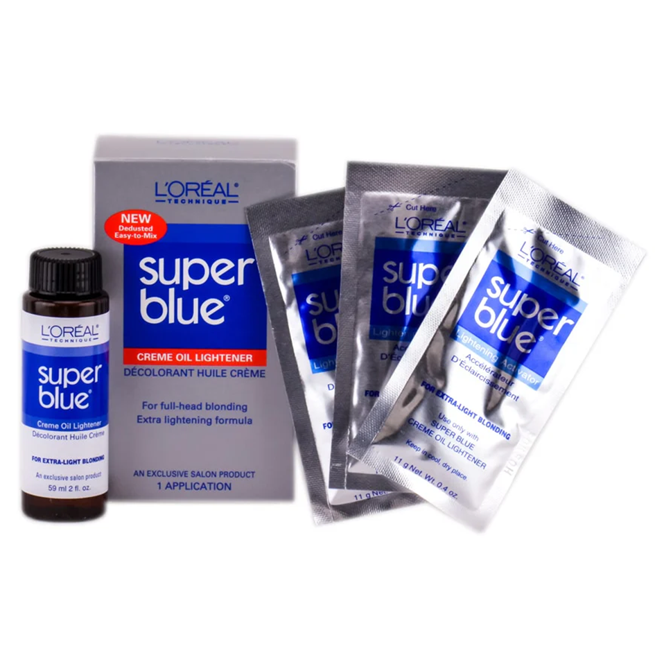 L'Oreal Super Blue Creme Oil Lightener Application Kit