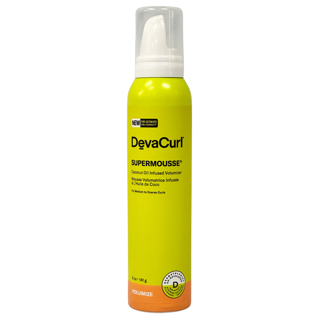 815934026893 - DevaCurl VOLUMIZE SuperMousse Coconut Oil Infused Volumizer 5 oz / 141 g